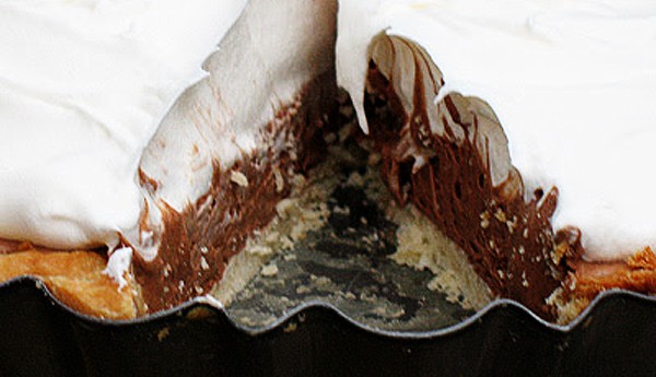 Homemade Baker’s Square French Silk Pie!