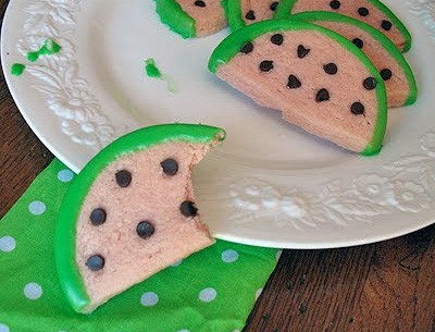 Watermelon Cookies