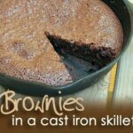 Brownies in a Cast iron Skillet - AmandasCookin.com