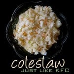 KFC Coleslaw recipe