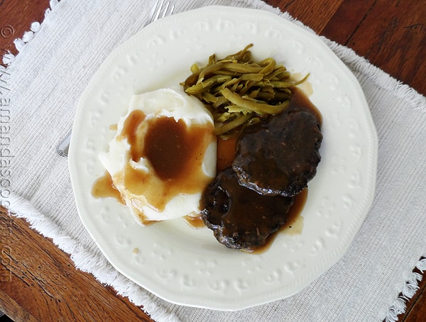 Portobello Salisbury Steaks Portobello Salisbury Steaks