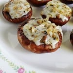 Mozzarella Parmesan Stuffed Mushrooms