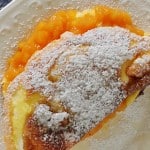 Puffy Peach Dessert Omelet