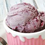 Vanilla Blackberry Jam Ice Cream