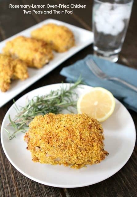 15 Chicken Recipes for Dinner - Rosemary-Lemon Oven-Fried Chicken