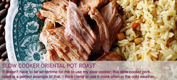 Slow Cooker Oriental Pork Roast