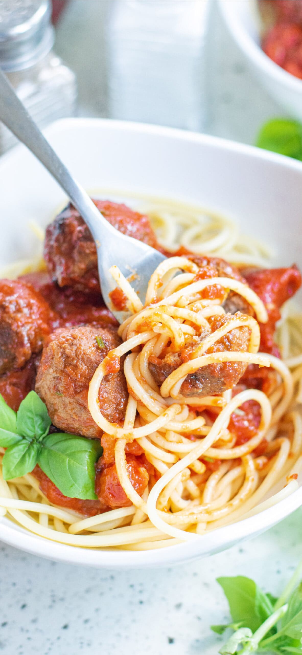 Spaghetti And Meatballs In Marinara Sauce Amanda S Cookin Pasta