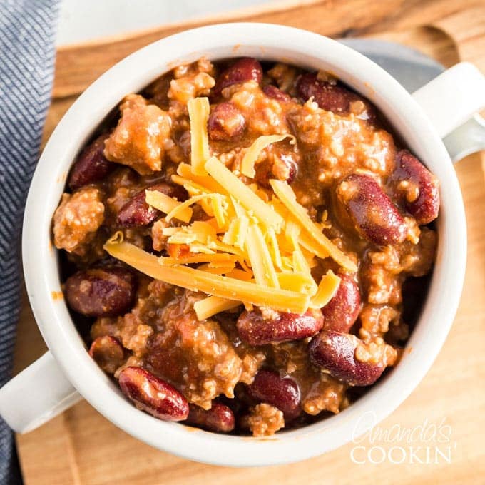 bowl of chili