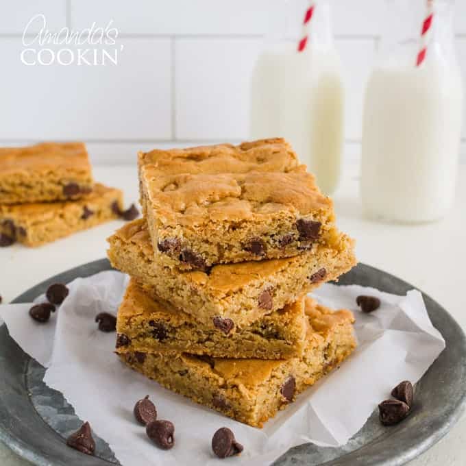 stack of blondies