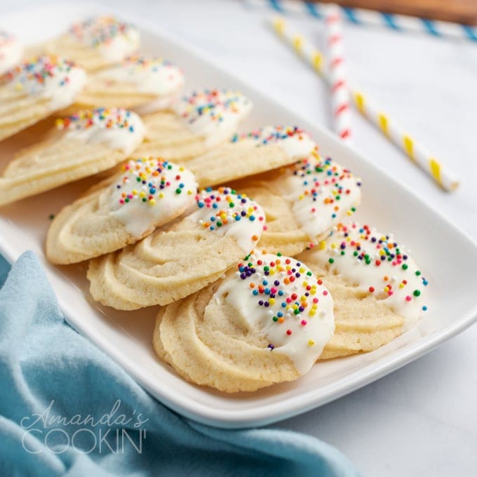 plate of cookies