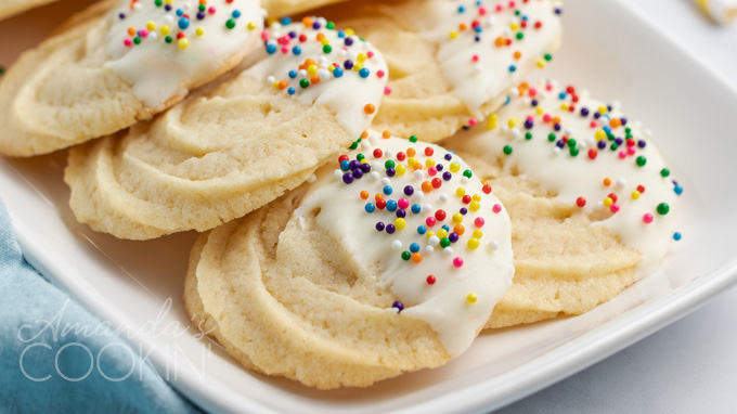 Butter Cookies Recipe Amandas Cookin