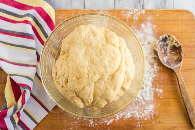 dough doubled in size