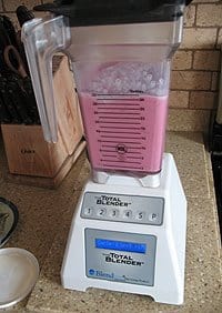 smoothie in blender