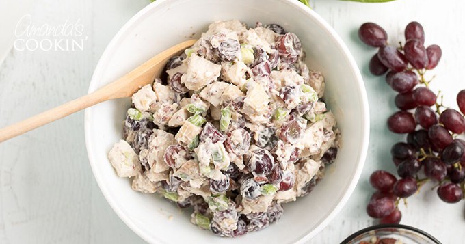 Chicken Salad With Grapes Recipe Amanda S Cookin Salads