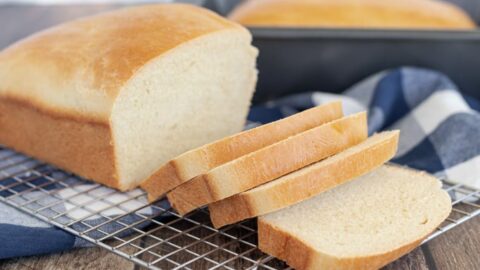 loaf of sliced white bread