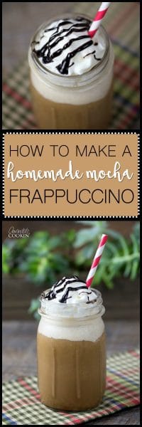 how to make a mocha frappuccino at home