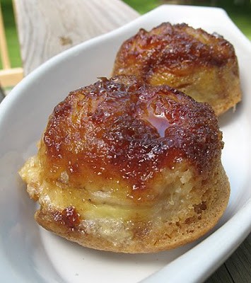 Banana Upside Down Muffins