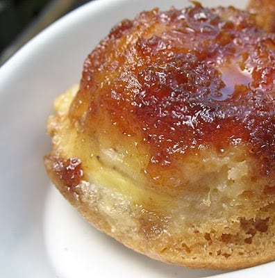 Banana Upside Down Muffins