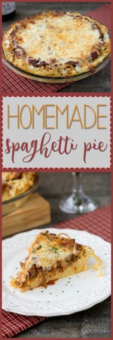 Spaghetti Pie: A comfort classic meal that's super easy to make!