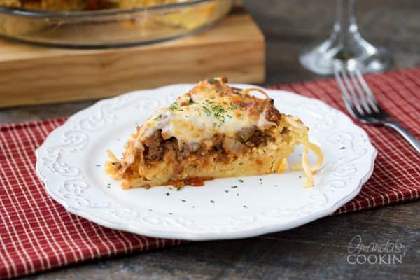 Spaghetti Pie: A comfort classic meal that's super easy to make!