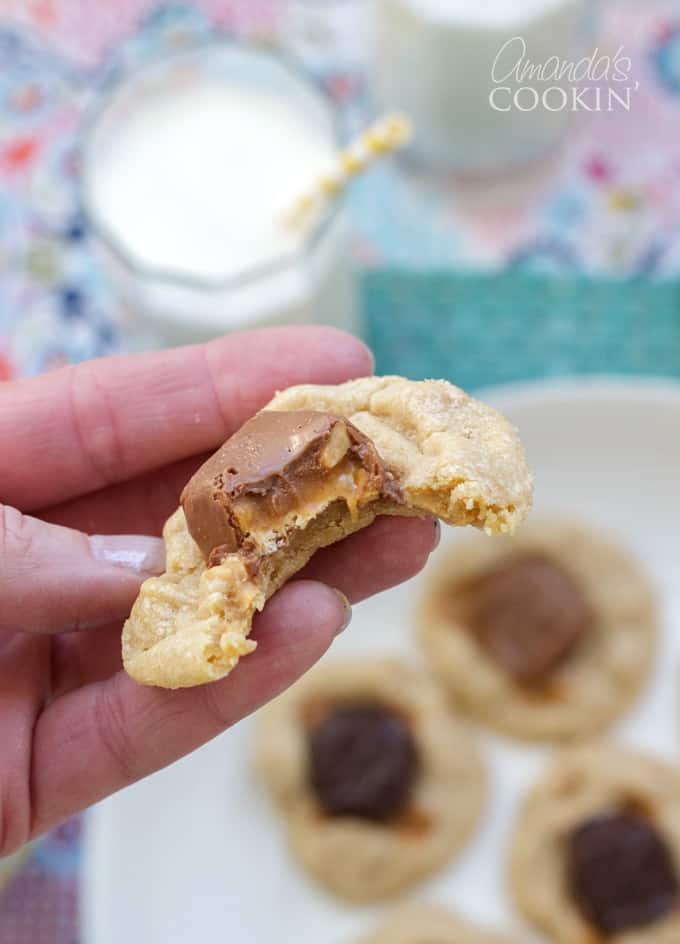 bite out of candy bar cookie