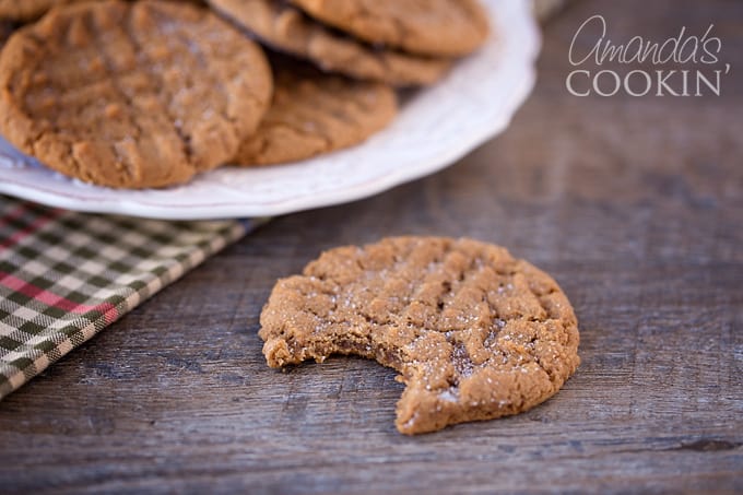 Nutella Peanut Butter Cookies