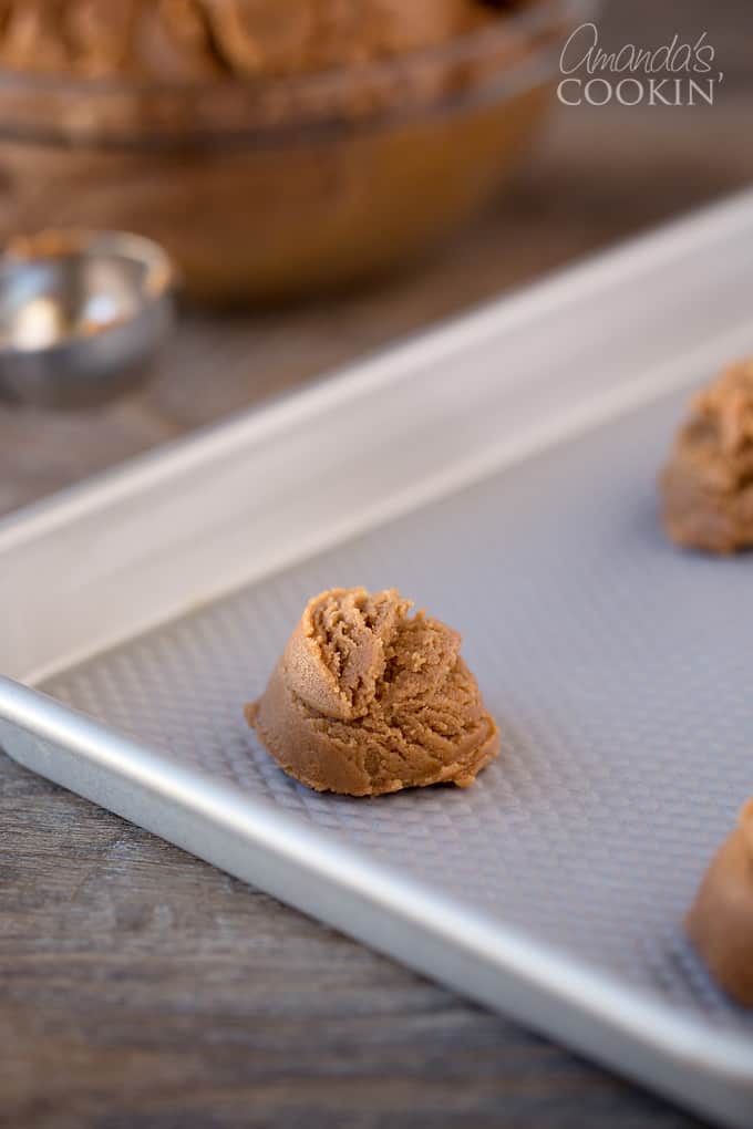 Nutella Peanut Butter Cookies step 1