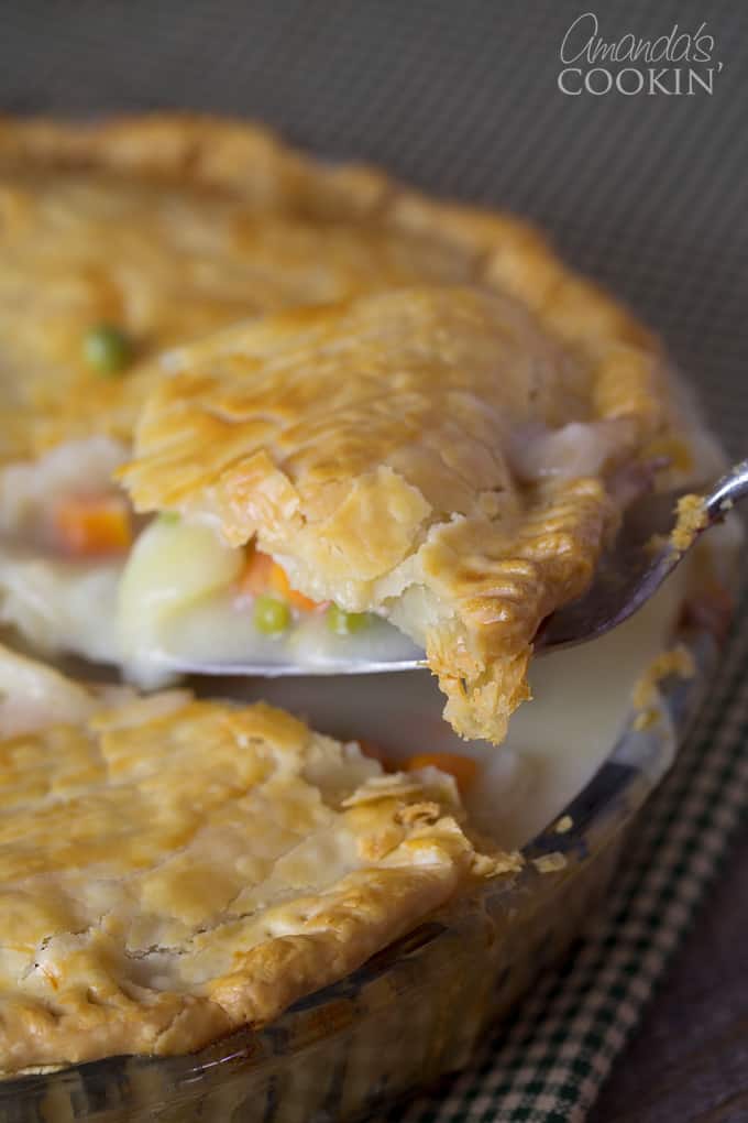 After Thanksgiving there's always a bunch of turkey leftovers.. Believe me when I say you must make this homemade pot pie. Perfect for chicken too!