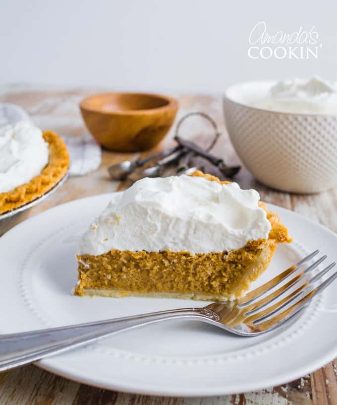 pumpkin pie slice