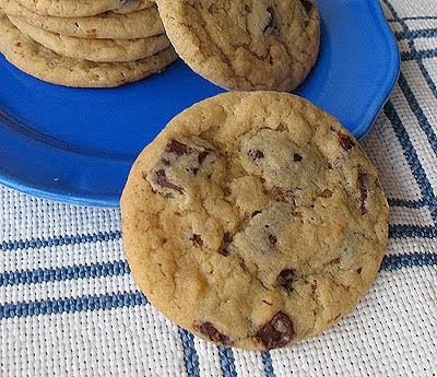 Buttermilk Chocolate Chip Cookies - perfectly round, soft and chewy!