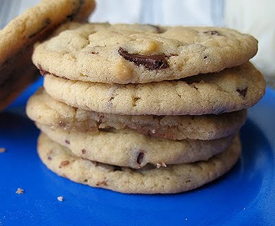 Buttermilk Chocolate Chip Cookies - perfectly round, soft and chewy!