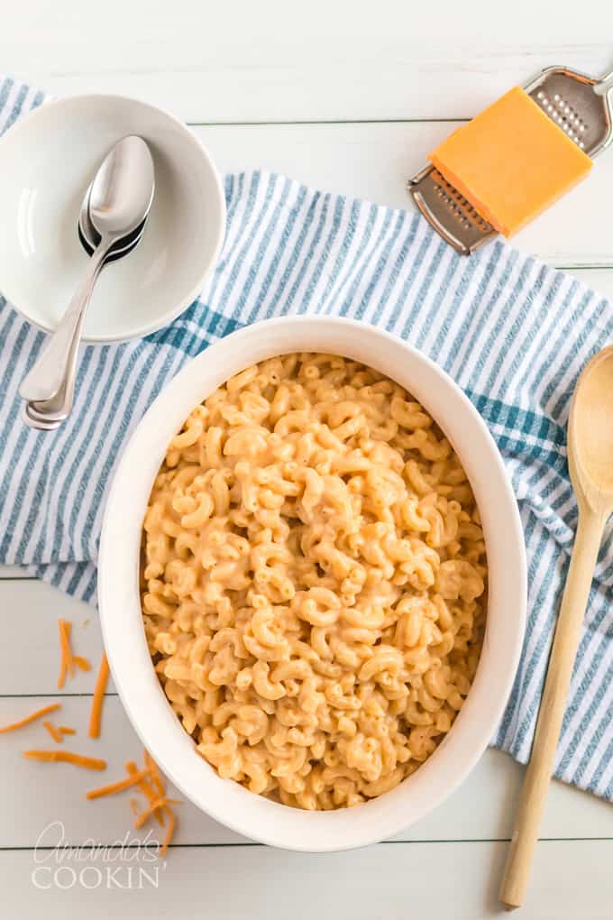 bowl of stovetop mac and cheese