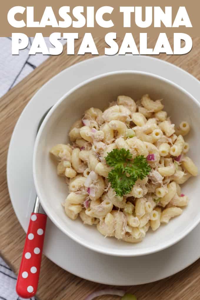 Tuna Pasta Salad: a simple, delicious tuna macaroni salad