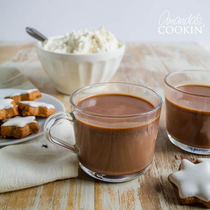 cup of mexican hot chocolate