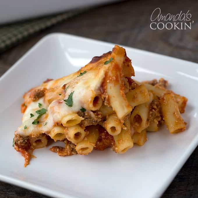 Baked Ziti: an easy casserole dish your family will love