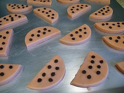 watermelon cookies