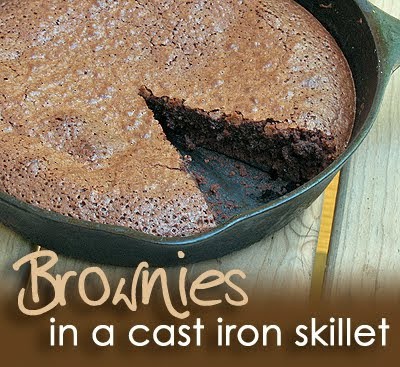 Easy & Fudgy Cast Iron Brownies - In a Skillet! Fantabulosity