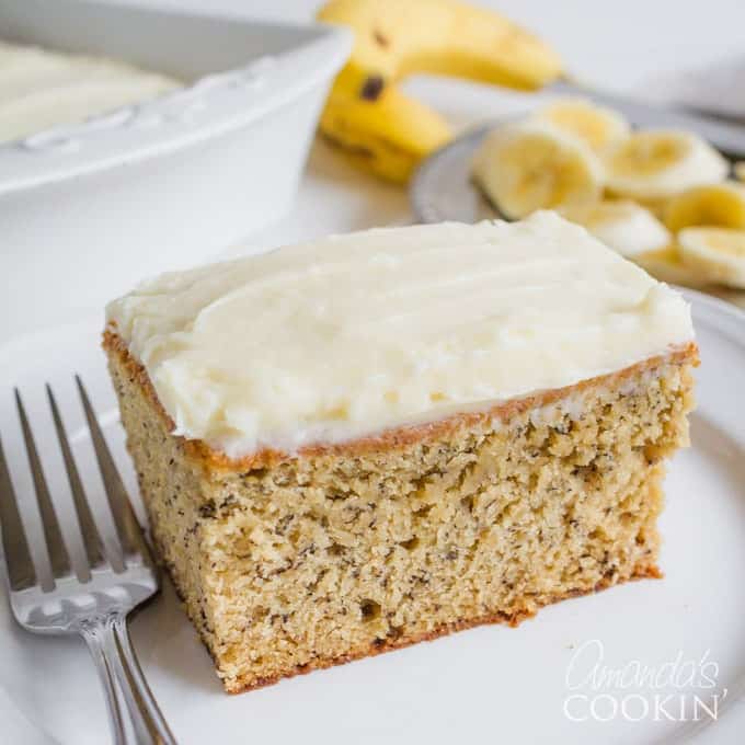 Moist Banana Pound Cake Recipe | Cookies and Cups