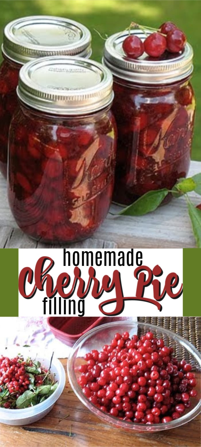 Homemade Cherry Pie Filling - Amanda's Cookin' - Pies & Tarts