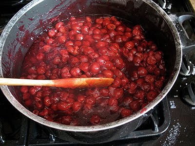cooking sour cherries