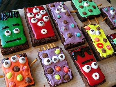 monster brownie treats