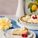 Lemonade Cheesecake on plate