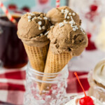 3 Root Beer Ice Cream cones