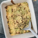 Kitty Litter Cake with a litter scoop in it