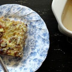 Herbed Breakfast Stuffing Casserole