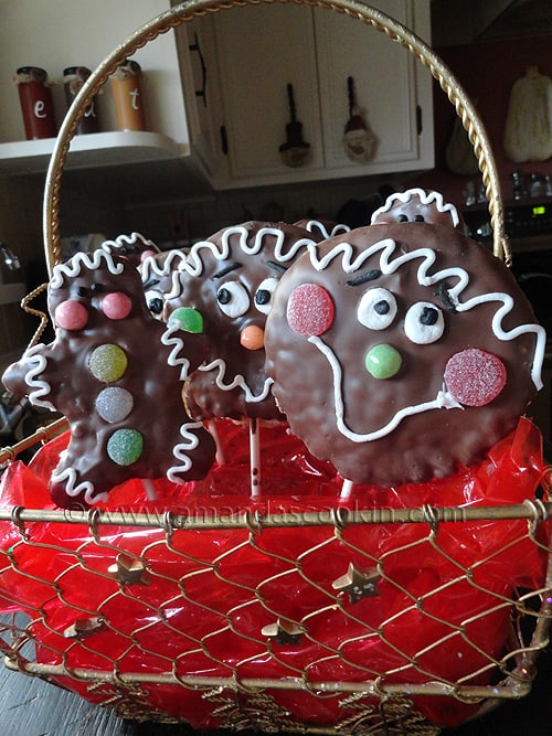 Rice Krispy Treat Gingerbread Men