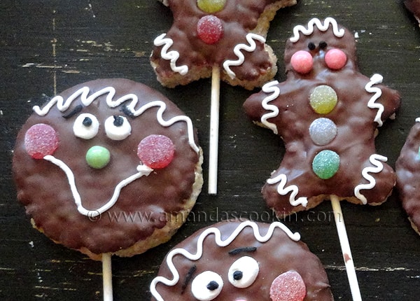 Rice Krispy Treat Gingerbread Men