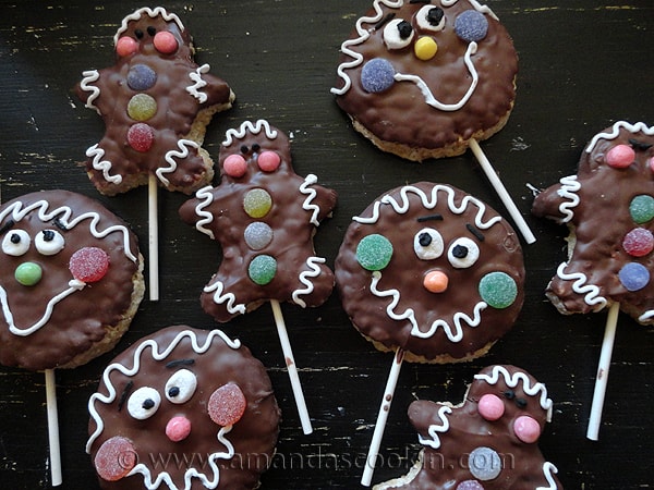 Rice Krispy Treat Gingerbread Men