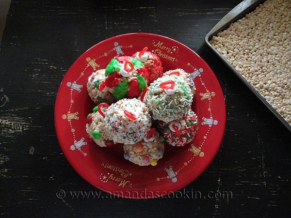 Rice Krispy Tree Trimmer Treats