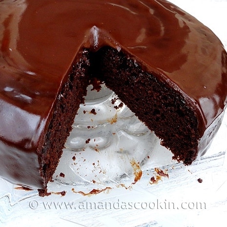 dark chocolate cake